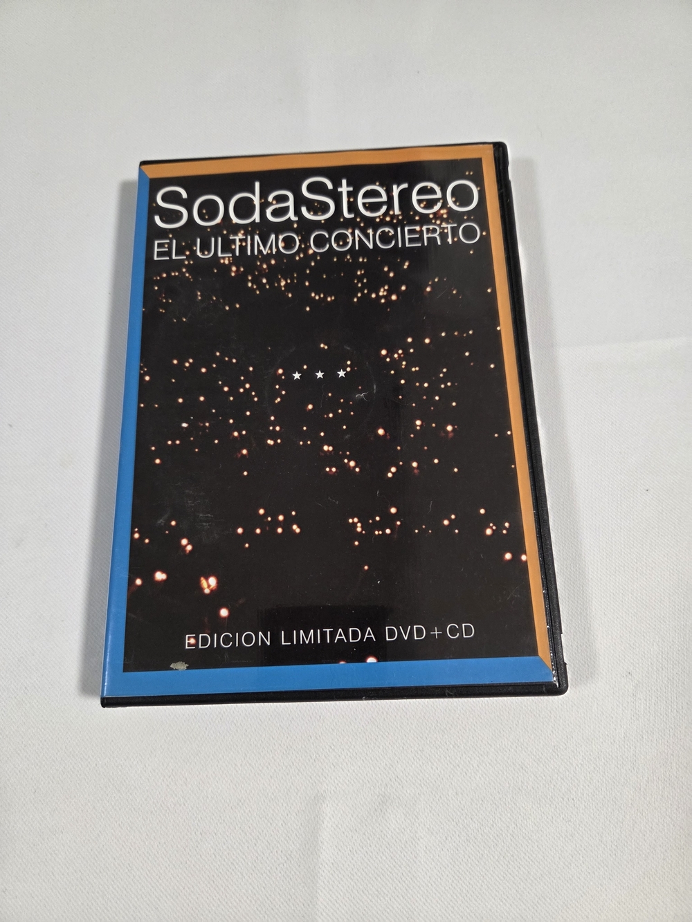 Sony Soda Stereo El Último Concierto DVD+CD - Black, Blue, Orange
